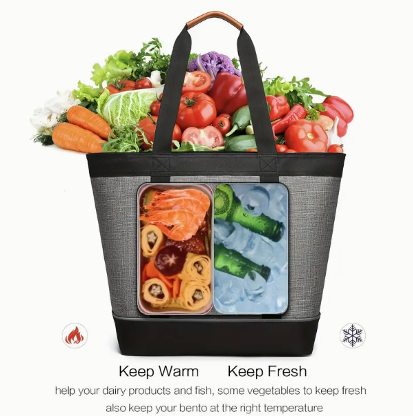 ChillTote Large Insulated Reusable Grocery Bag