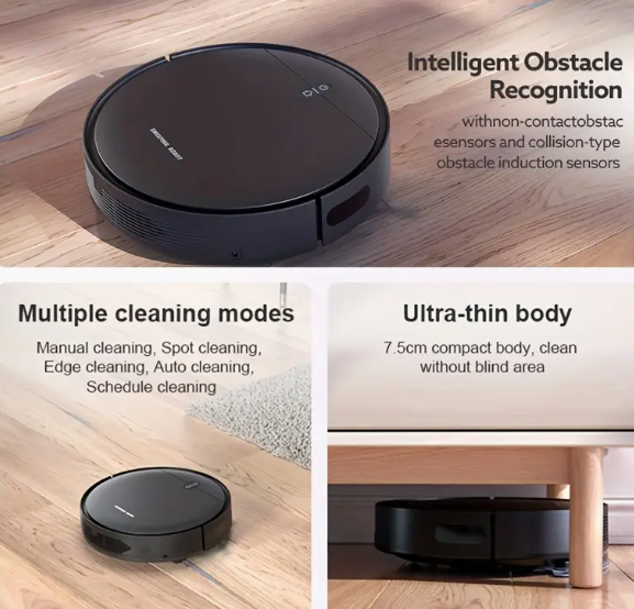 Cleanova 2-in-1 Smart Robot Vacuum Cleaner