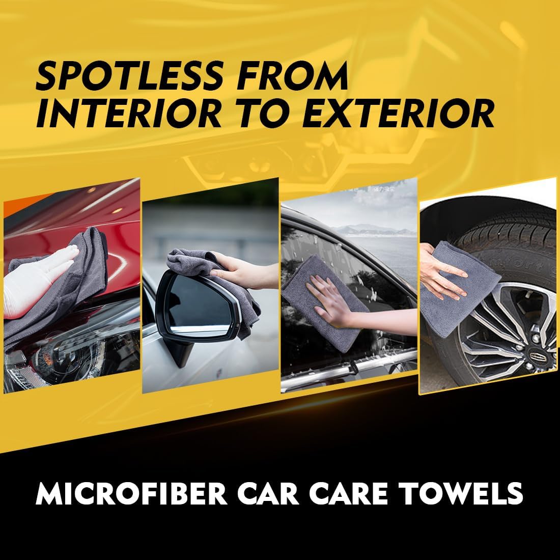 Multi Purpose Microfiber Cleaning Cloths 6 Pack