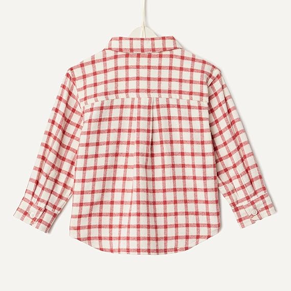 Toddlers and Baby Boys' Button Down Plaid Flannel Shirt
