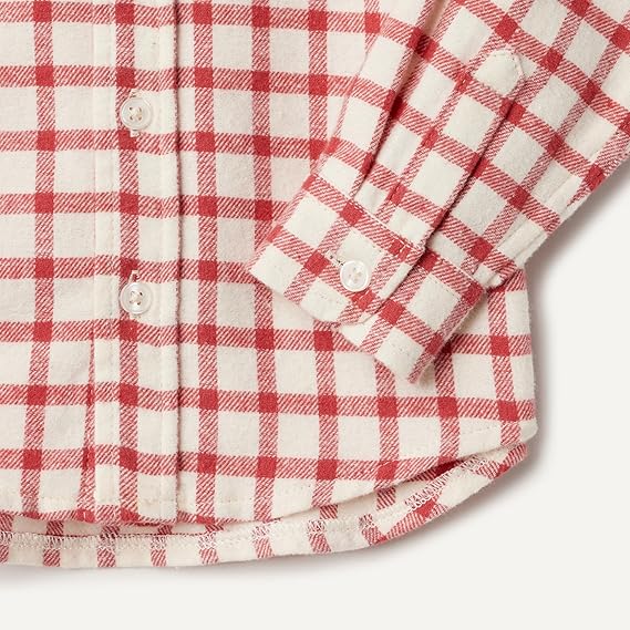 Toddlers and Baby Boys' Button Down Plaid Flannel Shirt